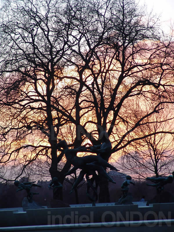 Sunset in Hyde Park